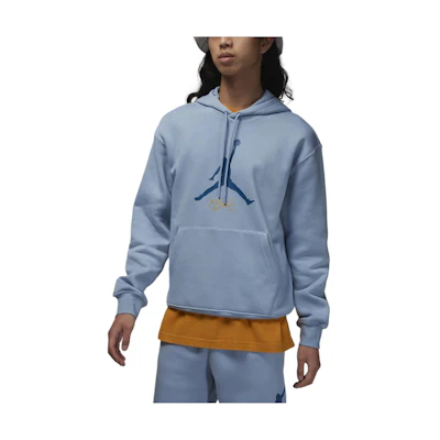 Jordan Logo Hoodie Pullover Long Sleeve Blue FD7546-436