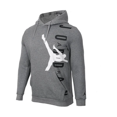 Jordan Logo Letter Print College-Style Hoodie Grey () CD5871-091