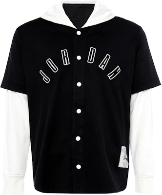 Jordan Logo Letter Print Colorblock Hoodie Jacket Black () FB7035-010 Buy Jordan Logo Letter Print Colorblock Hoodie Jacket Black () FB7035-010