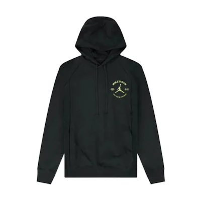Jordan Logo Letter Printed Drawstring Hoodie Black () DV1290-010
