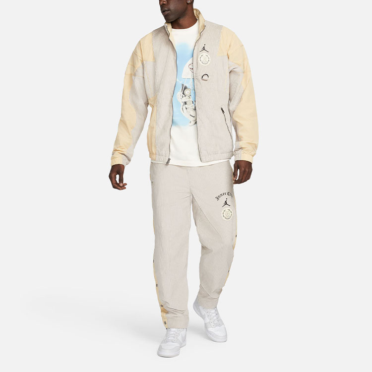 Shop Pantalones Jordan Logo Oatmeal Vintage Knit para hombre. DJ7972-236