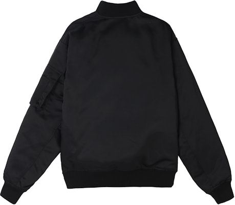 Jordan Logo Patch Jaket Baseball Loose Fit Hitam. DQ7345-010 Lookbook Jordan Logo Patch Jaket Baseball Loose Fit Hitam. DQ7345-010