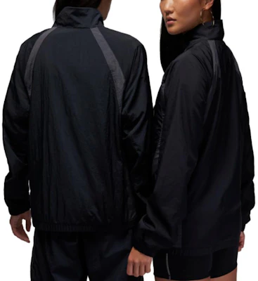 乔丹品牌印花拼接拉链夹克 男女通用 - 黑色 DX9368-011 Shop 乔丹品牌印花拼接拉链夹克 男女通用 - 黑色 DX9368-011