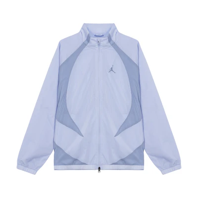 Jordan Logo Print Colorblock Zip Jacket Unisex - Blue DX9368-425