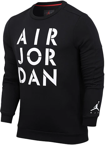 jordan-logo-print-crewneck-sweatshirt-black-ck-1355-010