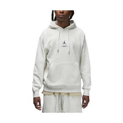 Jordan Logo Print Pullover Hoodie White DQ7338-134