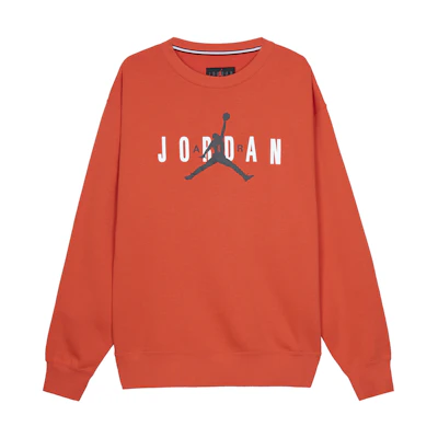 Jordan Logo Print Vintage Crewneck Sweatshirt Red () FD9938-671