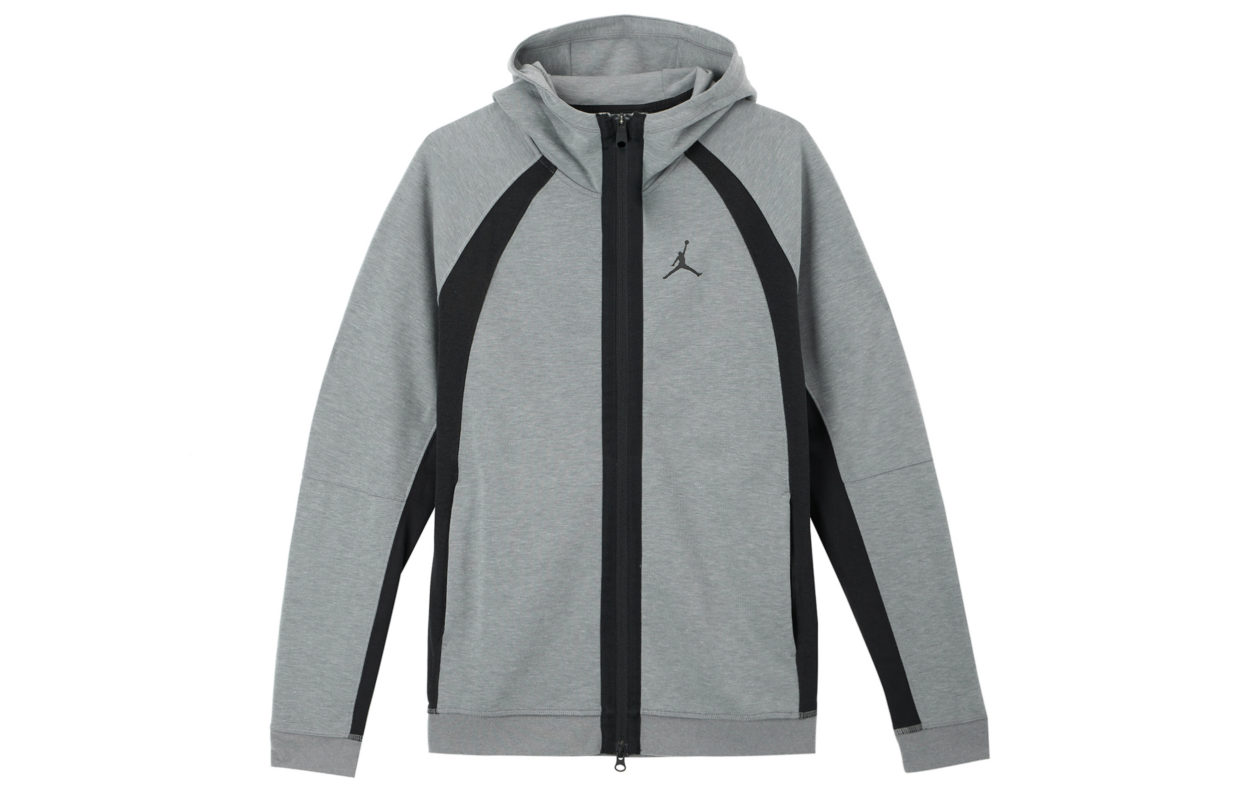 Jordan Logo Printed Hooded Zip Jacket DQ7324-091