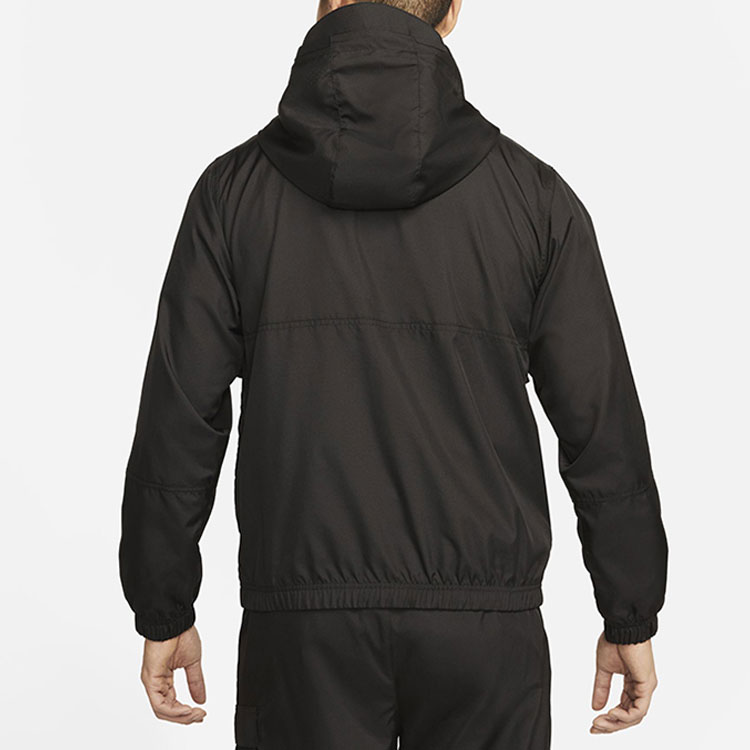 Jordan Logo Pullover Half-Zip Hoodie Jacket Black DJ0247-010 圖 5