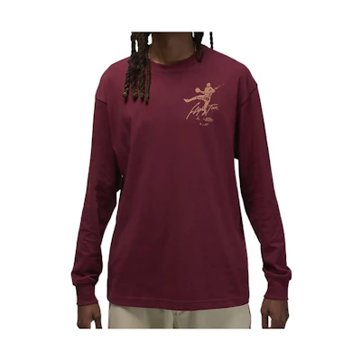 Jordan Logo Pullover Hoodie Deep Red DV1476-680