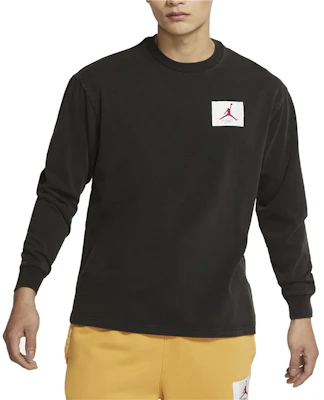 Jordan Logo Retro Print Pullover Sweatshirt Hitam Musim Luruh 秋 DD0966-010 Shop Jordan Logo Retro Print Pullover Sweatshirt Hitam Musim Luruh 秋 DD0966-010