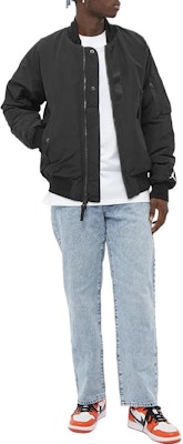 Jordan Logo Snap-Button Zip Jacket Black Regular Fit DA9796-010 Lookbook Jordan Logo Snap-Button Zip Jacket Black Regular Fit DA9796-010