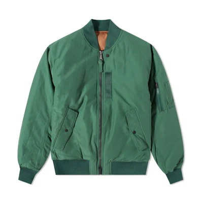 Jordan Logo Snap-Zip Crewneck Jacket Green DA9796-333