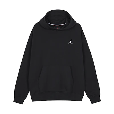 Jordan Logo Solid Color Pullover Hoodie Black FJ7775-010