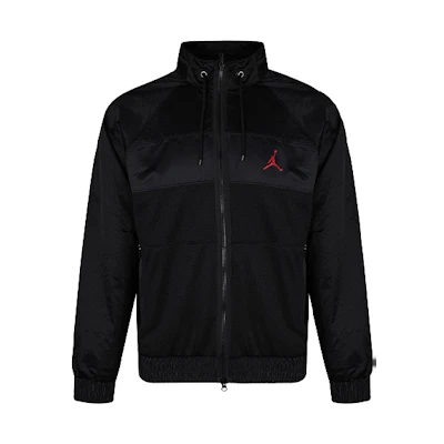 Jordan Logo Stand Collar Woven Jacket Black AV1303-011