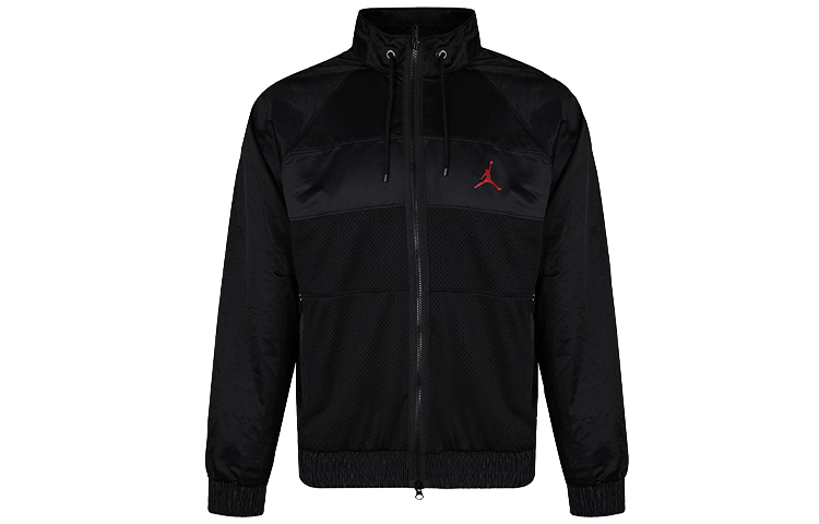 Jordan Logo Stand Collar Woven Jacket Black AV1303-011 圖 2