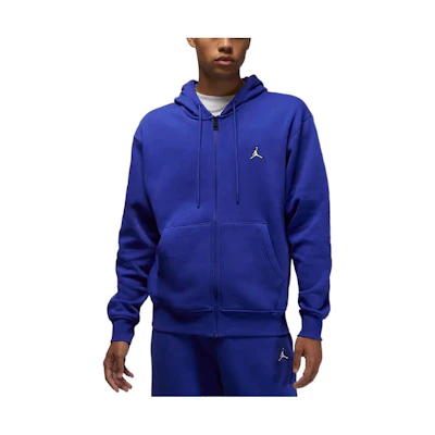Jordan Logo Zip Hoodie Blue Long Sleeve Sweatshirt DQ7350-432