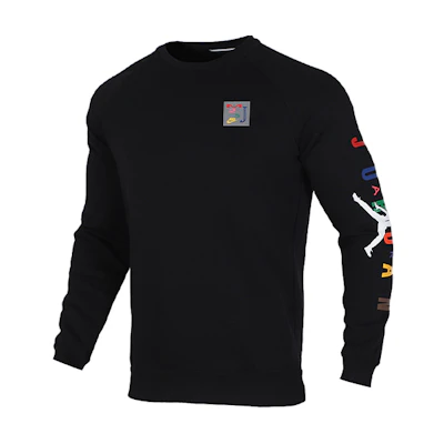 Jordan Long-Sleeve Fleece Sweatshirt Black CT6304-010
