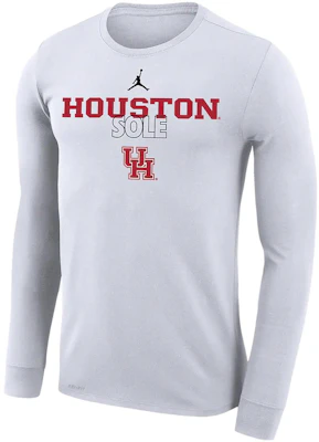 Jordan Long-Sleeve T-Shirt with Logo Print - White M22419MM23-HOU Buy Jordan Long-Sleeve T-Shirt with Logo Print - White M22419MM23-HOU