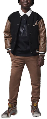 Jordan Loose Fit Casual Button-Up Jacket Brown Youth HQ7063-258 Order Jordan Loose Fit Casual Button-Up Jacket Brown Youth HQ7063-258