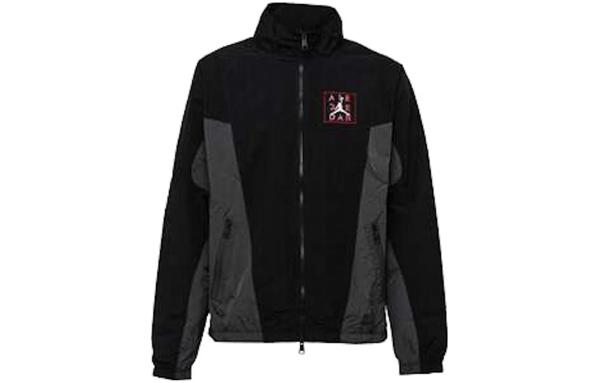 Jordan Loose Fit Letter Print High-Neck Jacket Black () DD5268-010