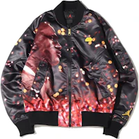 Jordan Loose Fit Printed Bomber Jacket Black DC9655-010 Jordan Loose Fit Printed Bomber Jacket Black DC9655-010