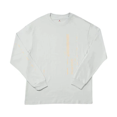 Jordan Loose Fit Solid Color Crewneck Sweatshirt Pure White Long Sleeve CD5505-043