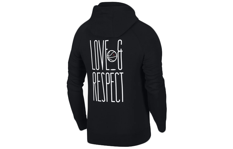 Jordan Love & Respect Pullover Hoodie Black (Unisex) AJ6343-010 圖 3