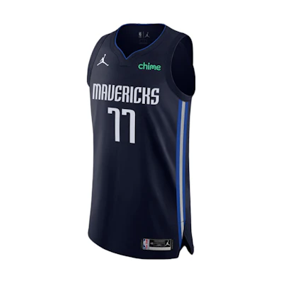 Jordan Luka Doncic 77 Dallas Mavericks Navy Sleeveless Basketball Jersey Mens. CV8849-423