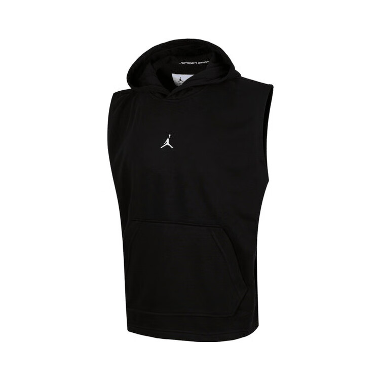 Jordan M JDF Sport Sleeveless Hoodie Black Casual Logo Vest. HF9939-010