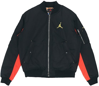 조던 MA-1 블랙 봄버 자켓 자수 디테일 및 더블 지퍼 디자인 DB3693-010 Order 조던 MA-1 블랙 봄버 자켓 자수 디테일 및 더블 지퍼 디자인 DB3693-010