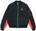 Order 조던 MA-1 블랙 봄버 자켓 자수 디테일 및 더블 지퍼 디자인 DB3693-010