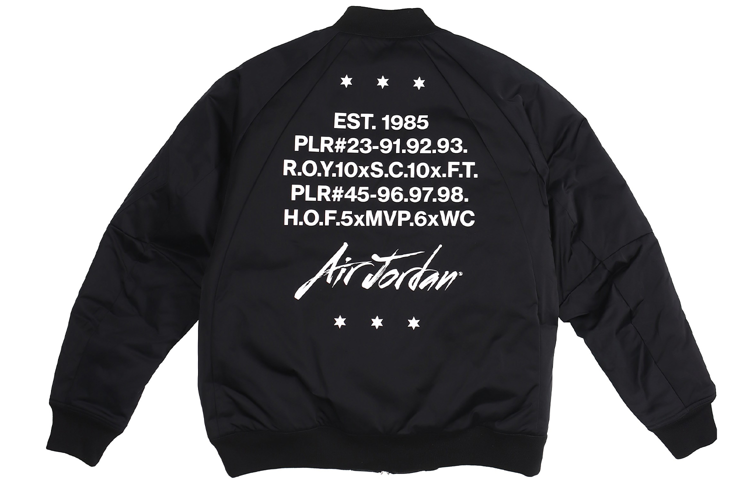 Jordan MA-1 Black Logo Patch Bomber Jacket CK1358-010