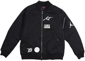 조던 MA-1 블랙 로고 패치 봄버 재킷 CK1358-010 Lookbook 조던 MA-1 블랙 로고 패치 봄버 재킷 CK1358-010