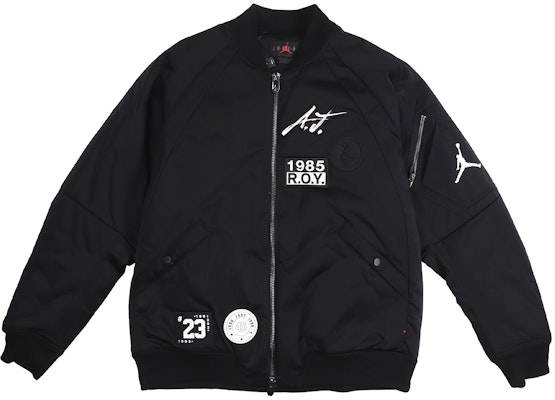 乔丹MA-1黑色徽标补丁飞行员夹克 CK1358-010 Lookbook 乔丹MA-1黑色徽标补丁飞行员夹克 CK1358-010