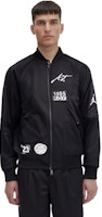 조던 MA-1 블랙 로고 패치 봄버 재킷 CK1358-010 Details for 조던 MA-1 블랙 로고 패치 봄버 재킷 CK1358-010