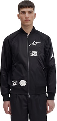 乔丹MA-1黑色徽标补丁飞行员夹克 CK1358-010 Details for 乔丹MA-1黑色徽标补丁飞行员夹克 CK1358-010