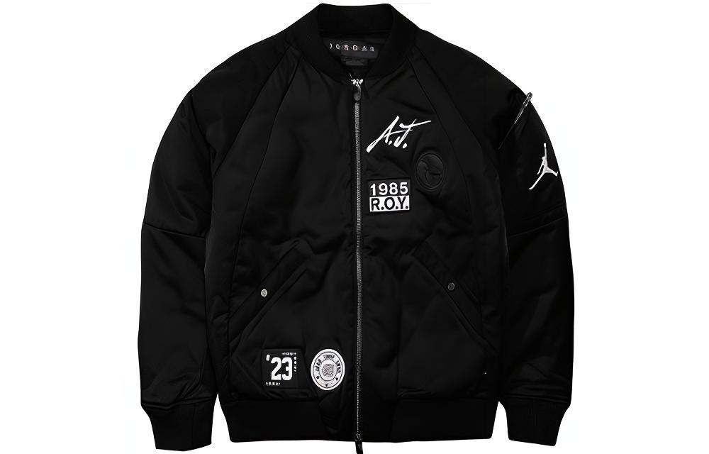 Order Chaqueta Jordan MA-1 Bomber Negra Abrigo de Invierno Algodón. AV5999-010