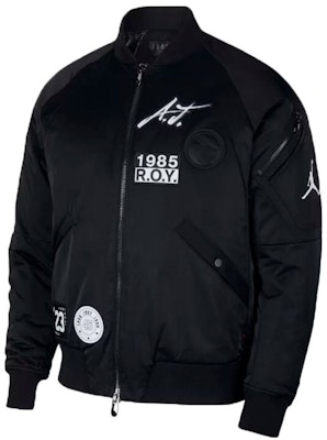 Chaqueta Jordan MA-1 Bomber Negra Abrigo de Invierno Algodón. AV5999-010 Lookbook Chaqueta Jordan MA-1 Bomber Negra Abrigo de Invierno Algodón. AV5999-010