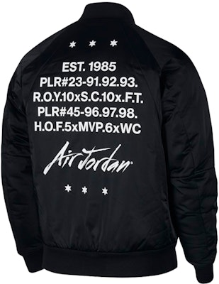 Chaqueta Jordan MA-1 Bomber Negra Abrigo de Invierno Algodón. AV5999-010 Shop Chaqueta Jordan MA-1 Bomber Negra Abrigo de Invierno Algodón. AV5999-010