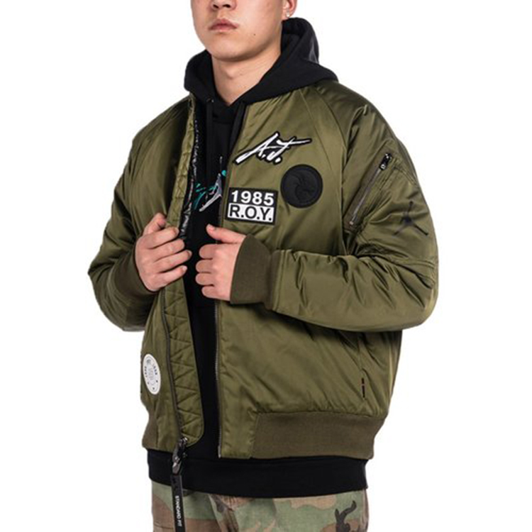 Shop Jordan MA-1 Bomber Jacket Hijau Militer AV5999-395