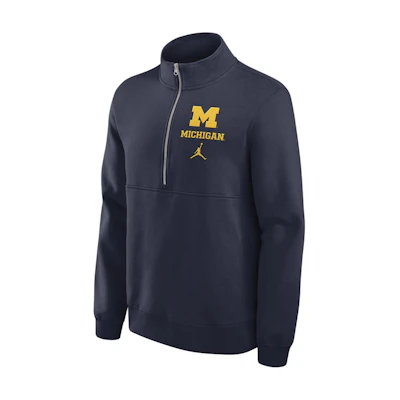 Jordan Michigan Wolverines Primetime Club Navy Blue Track Jacket 0JJW41SMWN-4V0