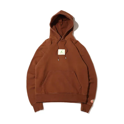 Jordan MJ Air Jordan IFC Logo Brown Pullover Hoodie Long Sleeve DV7023-262