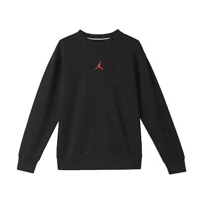 Jordan MJ FLC Crew GCEL Colorblock Pullover Sweatshirt Black IB5605-010