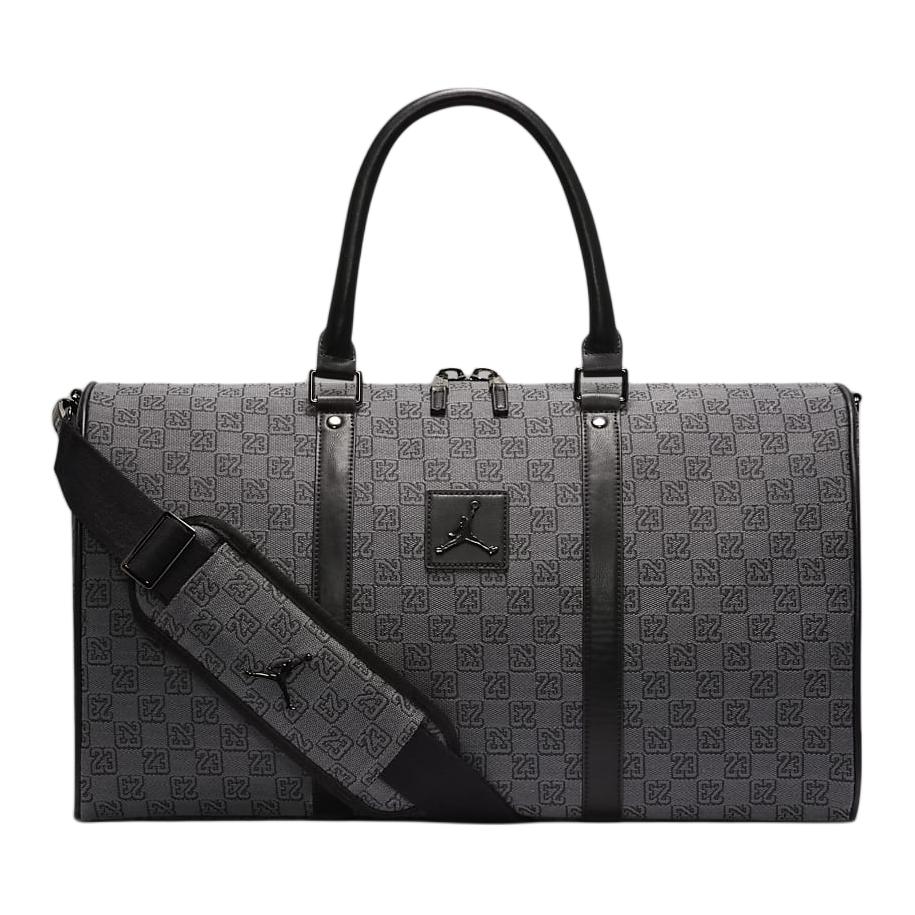 Jordan Monogram Checkered Polyester Travel Bag Unisex Large-Capacity Zipper Closure FJ6787-070
