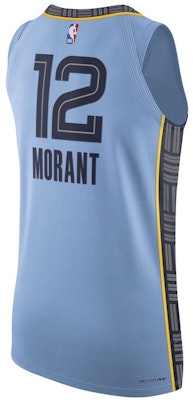 喬丹莫蘭特灰熊球員版籃球球衣 男款 藍色 DQ0150-422 Lookbook 喬丹莫蘭特灰熊球員版籃球球衣 男款 藍色 DQ0150-422