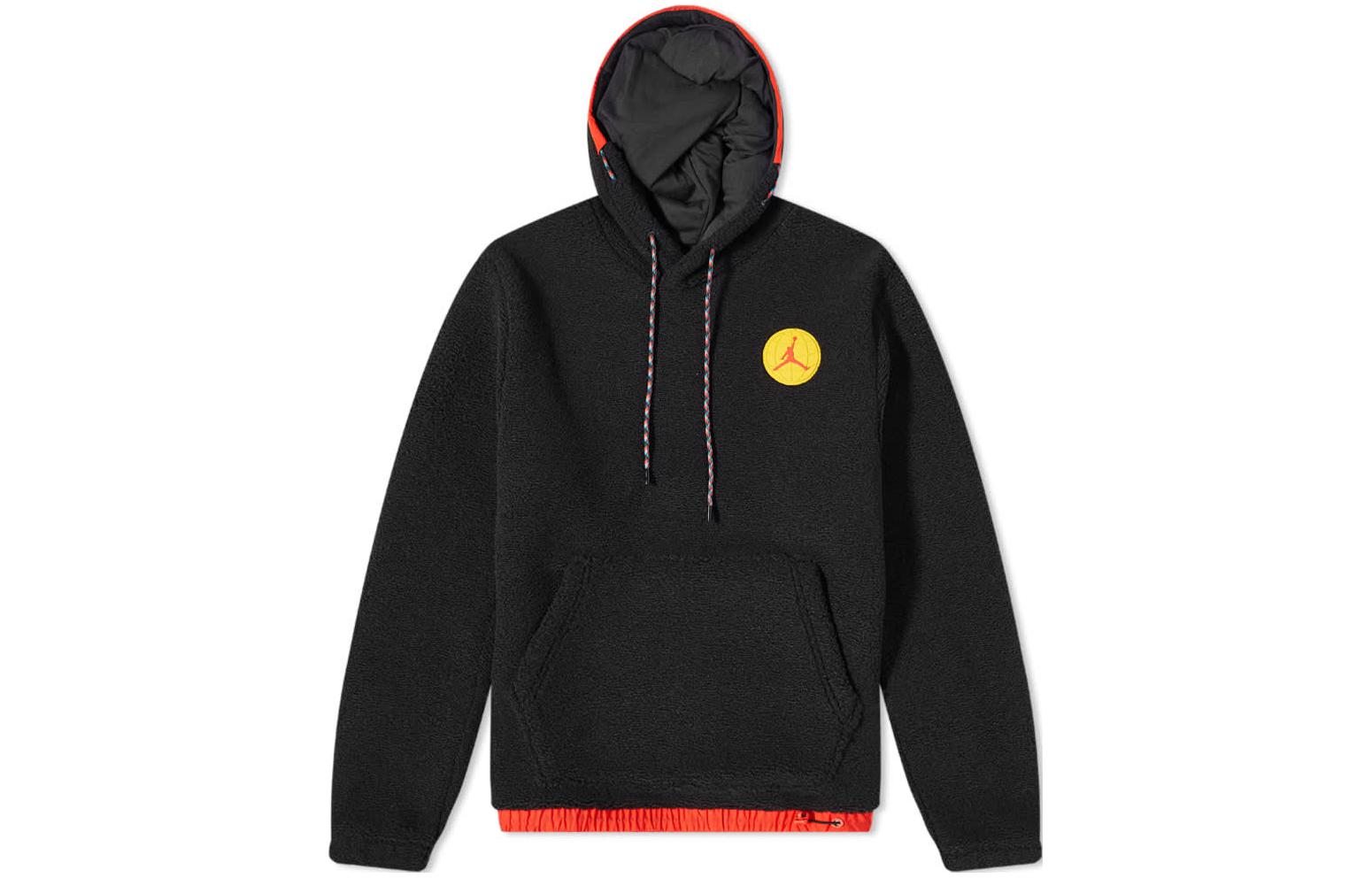 Jordan Mountainside Logo Printed Pullover Hoodie Black DH1110-010
