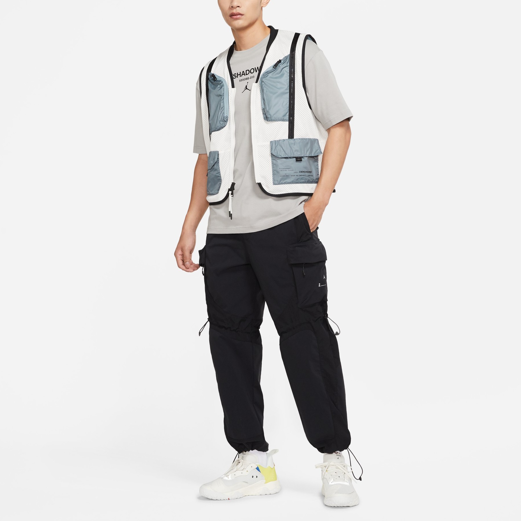 Purchase Jordan Seluar Kargo Poket Berganda Logo Cetak Hitam Kasual. DQ8054-010