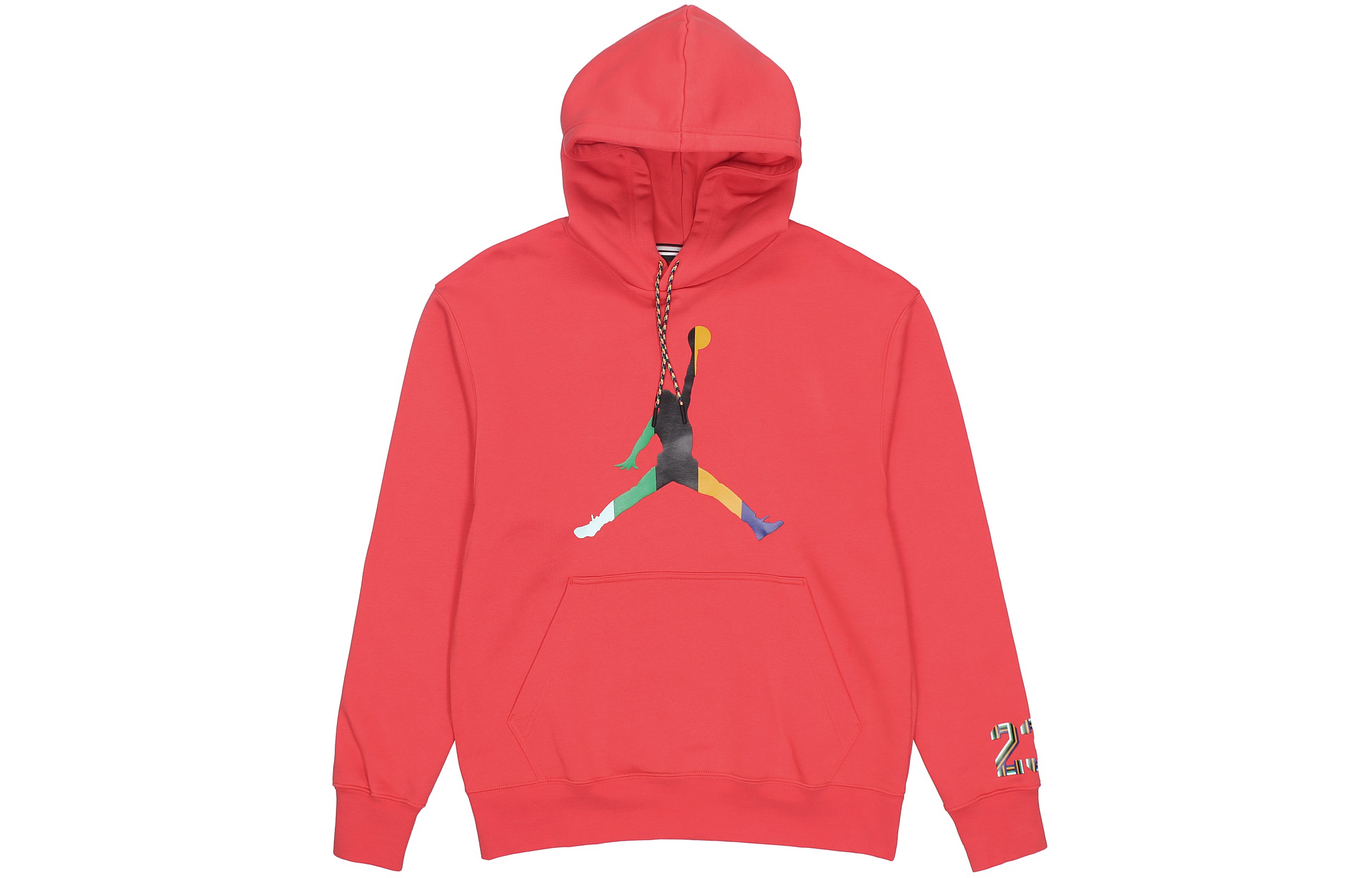 Jordan Multicolor Logo Hoodie Unisex Red DN1471-631