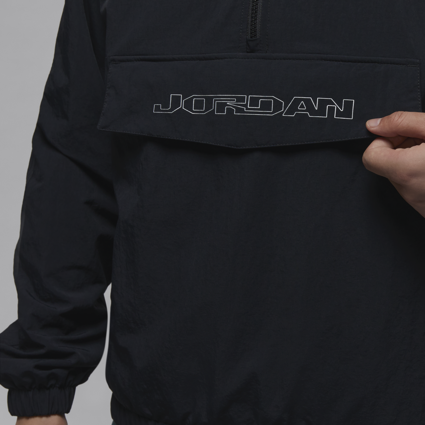 Sizing Jordan MVP 時尚連帽長袖外套 黑色/奶白色 FV7441-010